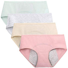 Carica l'immagine nel visualizzatore di Gallery, Nightaste Mutandine Periodo Mestruale Cotone Ragazze Micro Mesh Donna...
