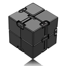 Carica l'immagine nel visualizzatore di Gallery, Funxim Infinity Cube Toy per Adulti e Bambini, Nuova Versione Fidget Nero - Ilgrandebazar