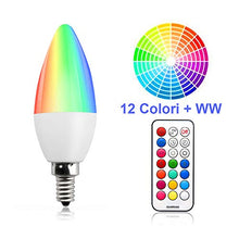 Carica l'immagine nel visualizzatore di Gallery, Bonlux Lampadine Colorata LED E14 RGB Colori 3W C35 E14, Bianco Calda - Ilgrandebazar