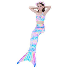 Carica l'immagine nel visualizzatore di Gallery, Costume da bagno a forma di coda sirena, bikini 6-7 anni, Newrainbow