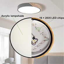 Carica l'immagine nel visualizzatore di Gallery, Kimjo Plafoniera LED 24W 2400LM Lampada da Soffitto Moderno Bianco Caldo
