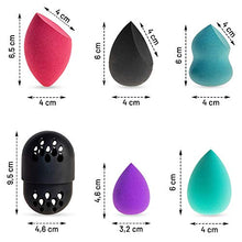 Carica l'immagine nel visualizzatore di Gallery, Set Spugnette Make Up Beauty Goccia - Spugne Blender Ovali Colorate...