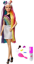 Carica l'immagine nel visualizzatore di Gallery, Barbie FXN96 Rainbow Sparkle Bambola con Capelli Lunghi Arcobaleno e Tanti... - Ilgrandebazar