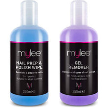 Carica l'immagine nel visualizzatore di Gallery, Mylee Nail Prep &amp; Polish Wipe + Gel Remover 250ml, Solvente Premium di alta... - Ilgrandebazar