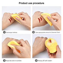 Carica l'immagine nel visualizzatore di Gallery, Fodlon 10 Pezzi Spugne Detergenti, Spugna detergente Viso Naturale,...