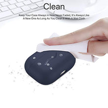 Carica l'immagine nel visualizzatore di Gallery, Miracase - Custodia protettiva in silicone per Airpods Pro, triplo Blu navy.