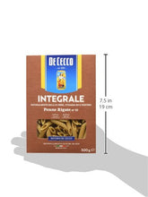 Carica l'immagine nel visualizzatore di Gallery, De Cecco Penne Rigate Integrali - 500 g