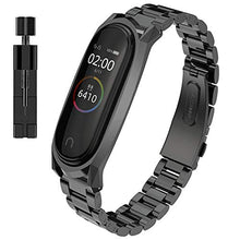 Carica l'immagine nel visualizzatore di Gallery, AHANGA Cinturino per Mi Band 4 Xiaomi 3 Cinturini Perlina Nero - Ilgrandebazar