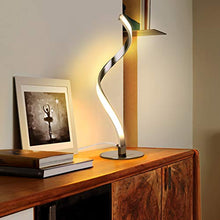 Carica l'immagine nel visualizzatore di Gallery, Albrillo lampada da tavolo a spirale, moderna letto a LED, Spirale - Ilgrandebazar