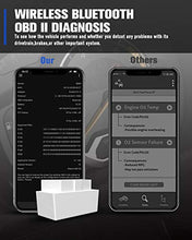 Carica l'immagine nel visualizzatore di Gallery, KOYOSO OBD2 Bluetooth, Mini OBD II ELM327 Wireless Auto Code Lettore...