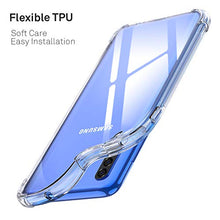 Carica l'immagine nel visualizzatore di Gallery, ORNARTO Cover Samsung A50,Custodia Trasparente Assorbimento Morbida Chiaro