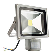 Carica l'immagine nel visualizzatore di Gallery, Luci di sicurezza con sensore movimento, 20 W LED Floodlight Outdoor Grey - Ilgrandebazar