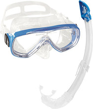 Carica l'immagine nel visualizzatore di Gallery, Cressi Onda Mare Combo Set Maschera Sub e Snorkel Mexico Trasparente/Blu