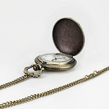 Carica l'immagine nel visualizzatore di Gallery, Montre de poche Vintage Quartz Classique Sculpture de...