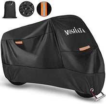 Carica l'immagine nel visualizzatore di Gallery, MOSFiATA - Copertura impermeabile per moto, in tessuto Oxford 210D, con fori...