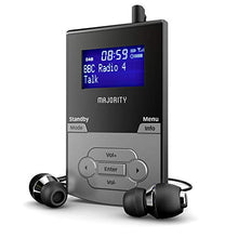 Carica l'immagine nel visualizzatore di Gallery, Majority Petersfield DAB/DAB+ Batteria ricaricabile FM digitale Portatile...
