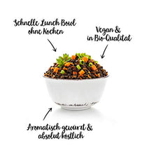 Carica l'immagine nel visualizzatore di Gallery, nu3 Lunch Bowl Lenticchie BIO 400 g - Piatto pronto sano con spezie...