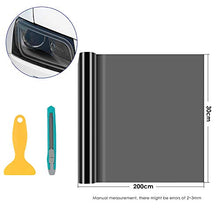 Carica l'immagine nel visualizzatore di Gallery, Wilktop Pellicola per Fari Auto, PVC Adesivo Faro Auto Luce Nera - Ilgrandebazar