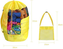Carica l'immagine nel visualizzatore di Gallery, Fabur 2pz Borsa da Spiaggia | 1pz Grande con a...