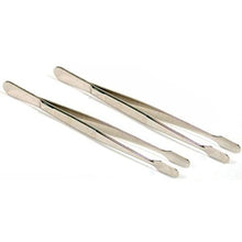 Carica l'immagine nel visualizzatore di Gallery, Stamp Tweezers, 2pcs Tweezers Philately Stamps Collector Tools (Silver)