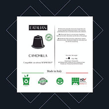Carica l'immagine nel visualizzatore di Gallery, EATALIAN 100 capsule Camomilla compatibili con macchina/macchinetta