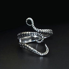 Carica l'immagine nel visualizzatore di Gallery, BODYA Punk Gotico in Acciaio Inox Octopus Tentacle Ring Squid Kraken... - Ilgrandebazar