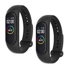 Carica l'immagine nel visualizzatore di Gallery, WD&amp;CD Cinturini Compatibile per Mi Band 3/ 4, in Nero * 2 - Ilgrandebazar