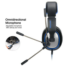 Carica l'immagine nel visualizzatore di Gallery, SADES R7 Gaming Headset, USB Headset Cuffie da gioco stereo per Nero