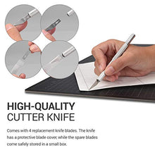 Carica l'immagine nel visualizzatore di Gallery, kwmobile Set 2X Spatola 1x Cutter di Precisione - Raschietto e Coltellino - Ilgrandebazar