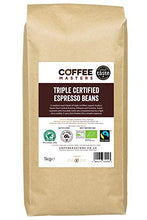 Carica l'immagine nel visualizzatore di Gallery, Coffee Masters Chicchi di caffè Arabica con Tripla Certificazione Organici,...