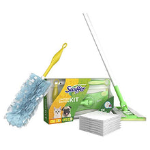 Carica l'immagine nel visualizzatore di Gallery, Swiffer Kit con 1 Scopa + 8 Panni per Pavimenti e 1 Piumino + 1 Ricambio,... - Ilgrandebazar