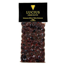 Carica l'immagine nel visualizzatore di Gallery, Lucius - Olive Nere Kalamata Intere – 250g – grandi con...