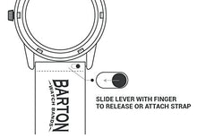 Carica l'immagine nel visualizzatore di Gallery, Barton Quick Release - Cinturini in Pelle di Alta 22mm, Cuoio / Pinzatura - Ilgrandebazar