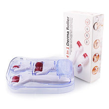Carica l'immagine nel visualizzatore di Gallery, Titanio Micro-ago Derma Roller 4 in 1-3 Aghi Diversi(0.5mm &amp; 4in1 roller - Ilgrandebazar