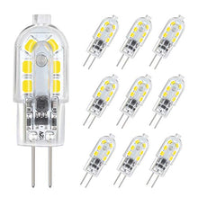 Carica l'immagine nel visualizzatore di Gallery, DiCUNO lampadina 10-Pack G4 1.5W LED, 180LM, AC/DC 12V Bianco Freddo - Ilgrandebazar