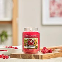 Carica l'immagine nel visualizzatore di Gallery, Yankee Candle candela profumata in giara grande, Lampone rosso, durata: Large - Ilgrandebazar