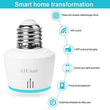 Carica l'immagine nel visualizzatore di Gallery, Smart WiFi E27 Light socket, Aicase Intelligent WLAN [2 pezzi] Home Remote... - Ilgrandebazar