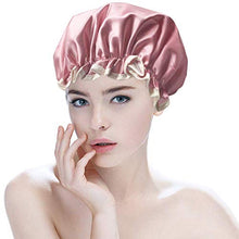 Carica l'immagine nel visualizzatore di Gallery, ZARRS Cuffia Doccia Riutilizzabile,2 Pack Impermeabile da Pink + Grey - Ilgrandebazar