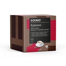 Carica l'immagine nel visualizzatore di Gallery, Marchio Amazon - Solimo Capsule Espresso, compatibili Nespresso* - caffè...