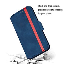 Carica l'immagine nel visualizzatore di Gallery, HHUIWIND Custodia Samsung Galaxy M31 + Pellicola M31, Striscia-Blu