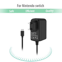 Carica l'immagine nel visualizzatore di Gallery, KINGTOP 15V 2.6A Caricatore Nintendo Switch Alimentatore USB Tipo-C...