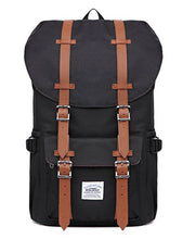 Carica l'immagine nel visualizzatore di Gallery, KAUKKO Viaggio Zaino per Computer Portatile da 15" Scuola (Nnero)