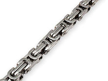 Carica l'immagine nel visualizzatore di Gallery, Fly Style 5 mm Collana bizantina o Braccialetto di Acciaio in 4 Argento - Ilgrandebazar