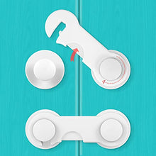 Carica l'immagine nel visualizzatore di Gallery, 10 Pezzi Bambini Chiusure di Sicurezza, Yosemy Cinghia Regolabile...