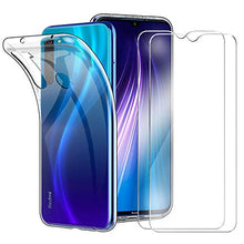 Carica l'immagine nel visualizzatore di Gallery, HTDELEC Cover Xiaomi Redmi Note 8 + 2 Pezzi 8, Trasparente