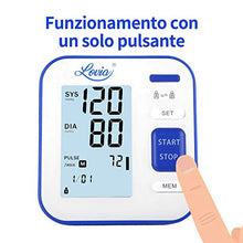 Carica l'immagine nel visualizzatore di Gallery, Misuratore Pressione Sanguigna da Braccio, Lovia Sfigmomanometro Elettronico...