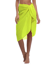 Carica l'immagine nel visualizzatore di Gallery, iClosam Pareo Mare Donna Mini Elegante Chiffon Cover Up Wrap Sarong...