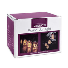 Carica l'immagine nel visualizzatore di Gallery, Lampada Solare, 4 Pezzi Lampade Solari Barattolo di Vetro Illuminante 4