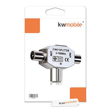 Carica l'immagine nel visualizzatore di Gallery, kwmobile distributore per antenna adattatore a T Splitter con 0-1000 MHz -...