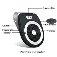 Carica l'immagine nel visualizzatore di Gallery, Smake Vivavoce Bluetooth 4.1 da Auto con Controllo Vocale, Car per...